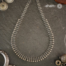 Handcrafted 92.5 sterling silver neckpiece. Wear this beautiful necklace with your Indian or Western wear, looks equally gorgeous.