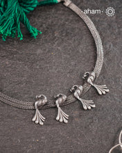 Mewad Peacock Silver Neckpiece