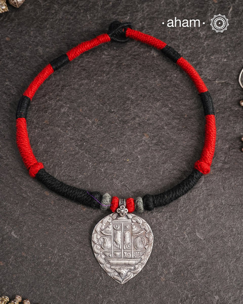 Vishnu Feet Silver Neckpiece