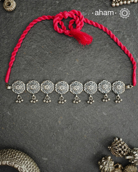 Handcrafted 92.5 sterling silver choker. Simple, elegant, and perfect for work and casual wear.