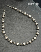 Handcrafted 92.5 sterling silver beaded neckpiece. Wear this beautiful necklace with your Indian or Western wear, looks equally gorgeous.