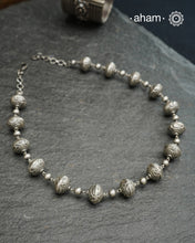 Handcrafted 92.5 sterling silver Ball neckpiece. Wear this beautiful necklace with your Indian or Western wear, looks equally gorgeous.