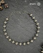 Handcrafted 92.5 sterling silver Ball neckpiece. Wear this beautiful necklace with your Indian or Western wear, looks equally gorgeous.