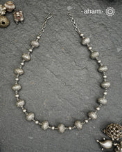 Handcrafted 92.5 sterling silver Ball neckpiece. Wear this beautiful necklace with your Indian or Western wear, looks equally gorgeous.