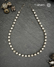 Handcrafted 92.5 sterling silver neckpiece. Wear this beautiful necklace with your Indian or Western wear, looks equally gorgeous.&nbsp;