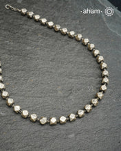 Handcrafted 92.5 sterling silver neckpiece. Wear this beautiful necklace with your Indian or Western wear, looks equally gorgeous.