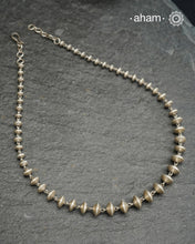 Handcrafted 92.5 sterling silver neckpiece. Wear this beautiful necklace with your Indian or Western wear, looks equally gorgeous.