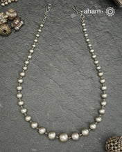 Handcrafted 92.5 sterling silver ball neckpiece.&nbsp;Wear&nbsp;this beautiful necklace with your Indian or Western wear, looks equally gorgeous.