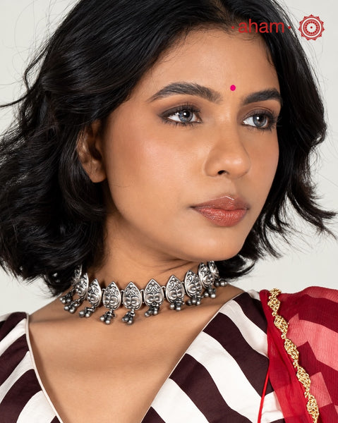 Handcrafted 92.5 sterling silver choker. Simple, elegant, and perfect for work and casual wear.