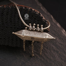 Vintage Tribal Silver Amulet Neckpiece from South of India.
