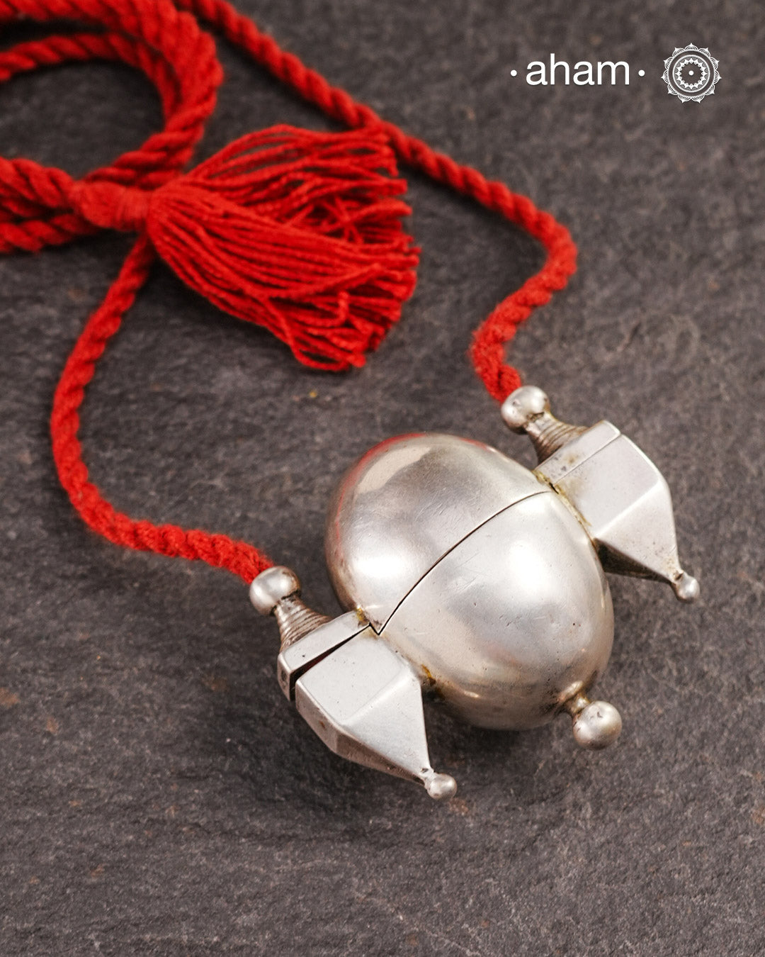 Vintage Lingam Silver Neckpiece