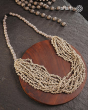 Odhisa Dhaan Sarson Mala Silver Neckpiece