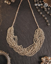 Odhisa Dhaan Sarson Mala Silver Neckpiece