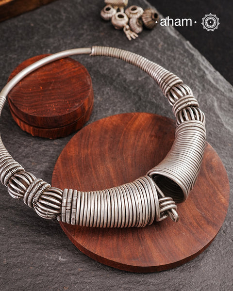 Vadlo Tribal Silver Statement Hasli