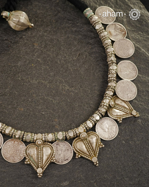 Tribal Coin Silver Neckpiece