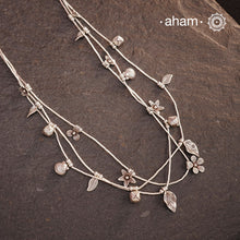 A.M P.M Charm Silver Neckpiece