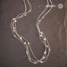 A.M P.M Charm Silver Neckpiece