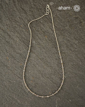 A.M P.M Silver Neckpiece
