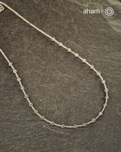 A.M P.M Silver Neckpiece