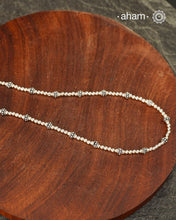 A.M P.M Silver Neckpiece
