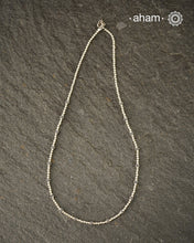 A.M P.M Silver Neckpiece