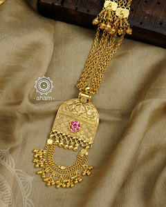 Gold Polish Silver Neckpiece – aham jewellery handcrafted silver