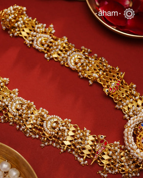 Gold Polish Silver Neckpiece