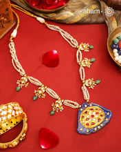 Gold Polish  Silver Neckpiece