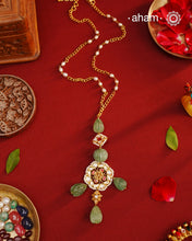 Indulge in the perfect blend of traditional and modern with our Kundan Gold Polish Silver Neckpiece. Designed for versatility, this 92.5 silver neckpiece features a stunning gold polish and elegant stone drops. Make a statement with this magnificent piece of art that will elevate any outfit.