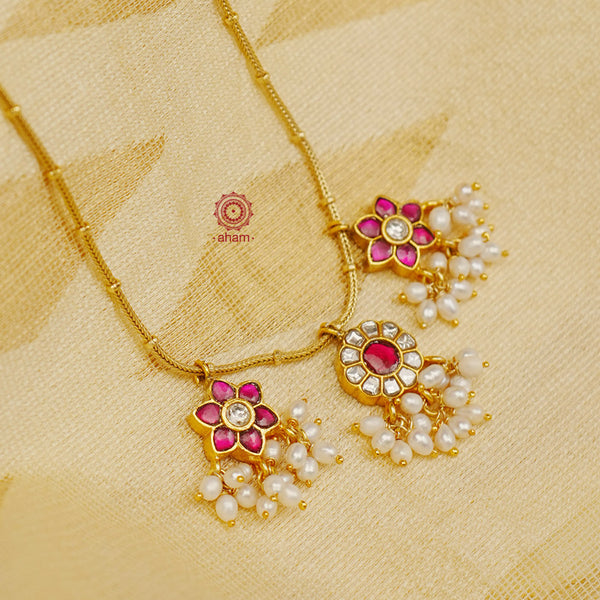 Gold Polish Silver Neckpiece