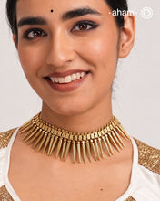 Gold Polish Silver Neckpiece