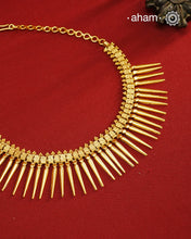 Gold Polish Silver Neckpiece