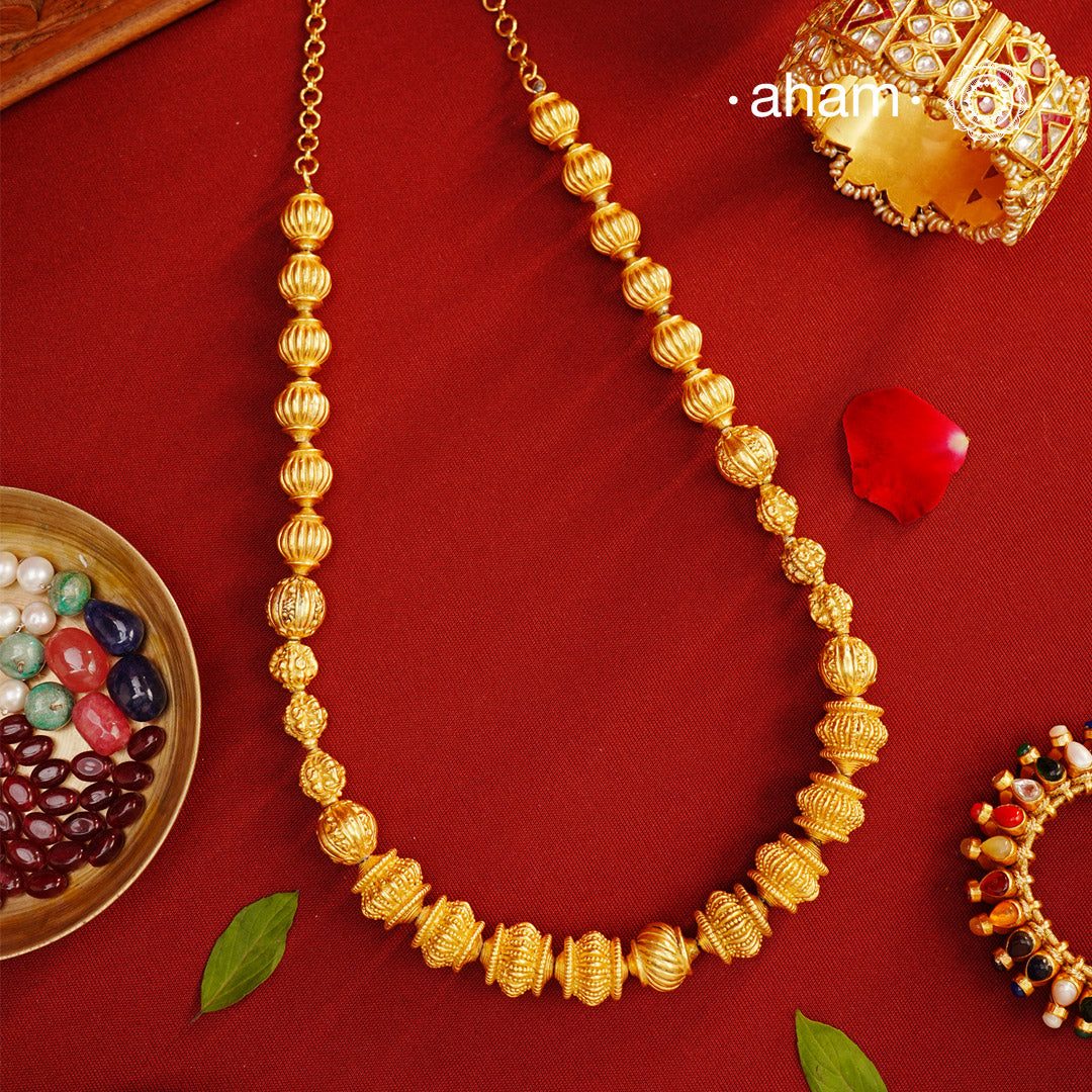 Gold Polish Silver Neckpiece