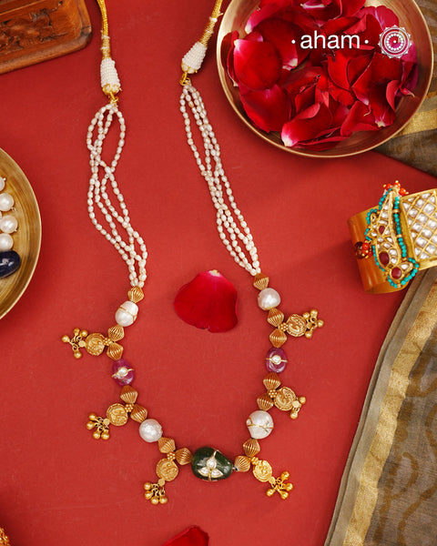 Gold Polish Silver Neckpiece