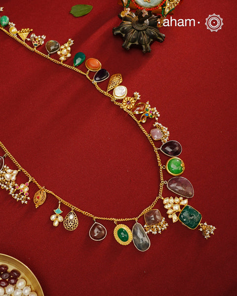 Gold Polish Silver Neckpiece