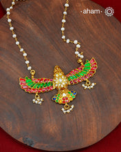 Soaring Eagle Gold Polish Silver Neckpiece
