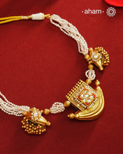 Amulet Gold Polish Silver Neckpiece