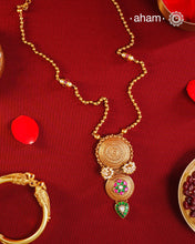 Gold Polish Silver Neckpiece
