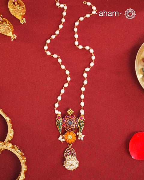 Gold Polish Silver Neckpiece