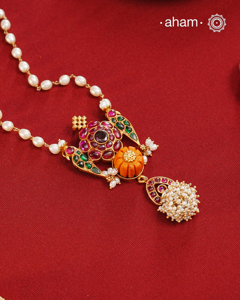 Gold Polish Silver Neckpiece