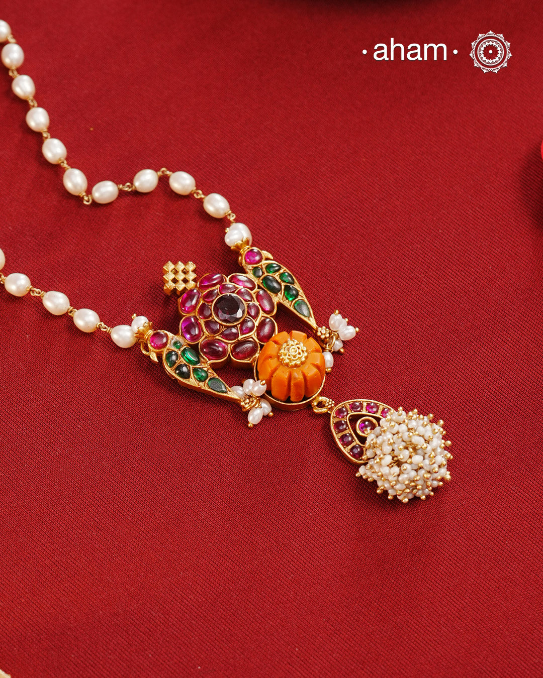 Gold Polish Silver Neckpiece
