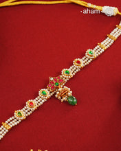 Kundan Gold Polish Silver Choker