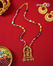 Krishna Gold Polish Silver Neckpiece