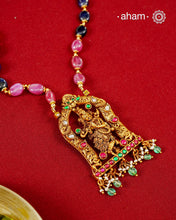 Krishna Gold Polish Silver Neckpiece