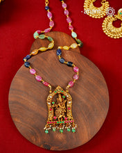 Krishna Gold Polish Silver Neckpiece