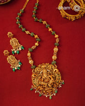 Ganesha Gold Polish Silver Neckpiece