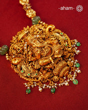 Ganesha Gold Polish Silver Neckpiece
