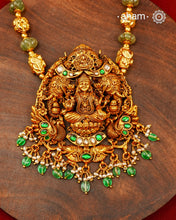Laxmi Gold Polish Silver Neckpiece