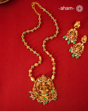 Laxmi Gold Polish Silver Neckpiece