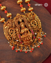 Lakshmi Gold Polish Silver Neckpiece